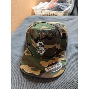 Seattle‎ Mariners Camo Snapback Hat Baseball Cap Adjustable